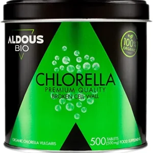 Comprimidos de Chlorella Ecológica | 500 Unidades | Saciante y Detox
