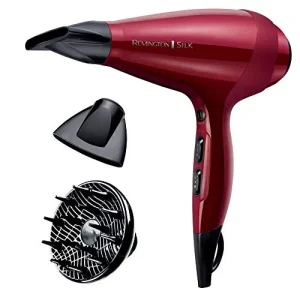 Secador de Pelo Profesional Remington Silk, Iónico, 6 Temperaturas, 2 Velocidades, 2400W